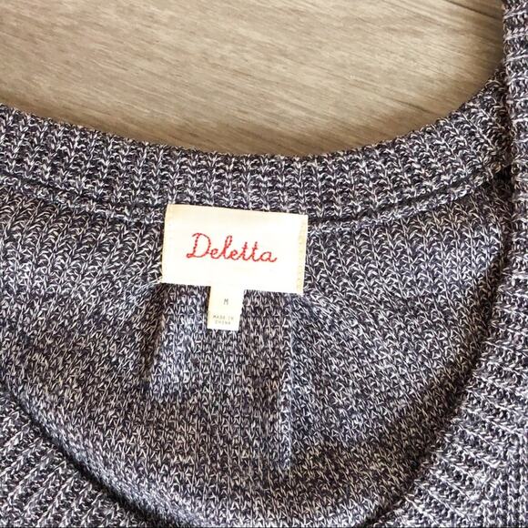 Anthropologie Deletta Millipa Cold Shoulder Top M - Picture 5 of 9